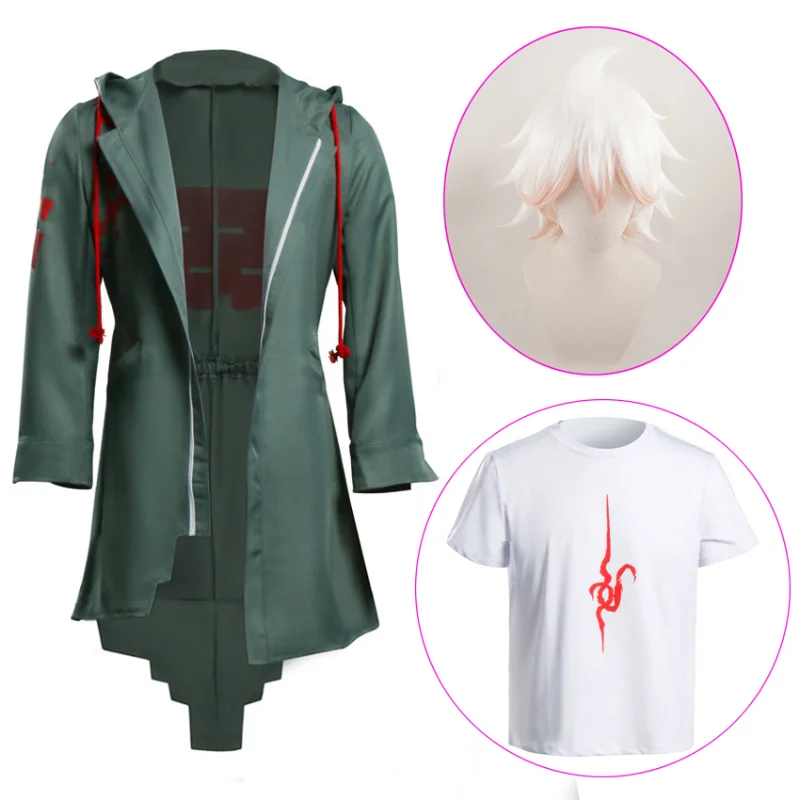 Men Formal Wear Set - CosplayAnime Danganronpa Nagito Komaeda Cosplay Halloween