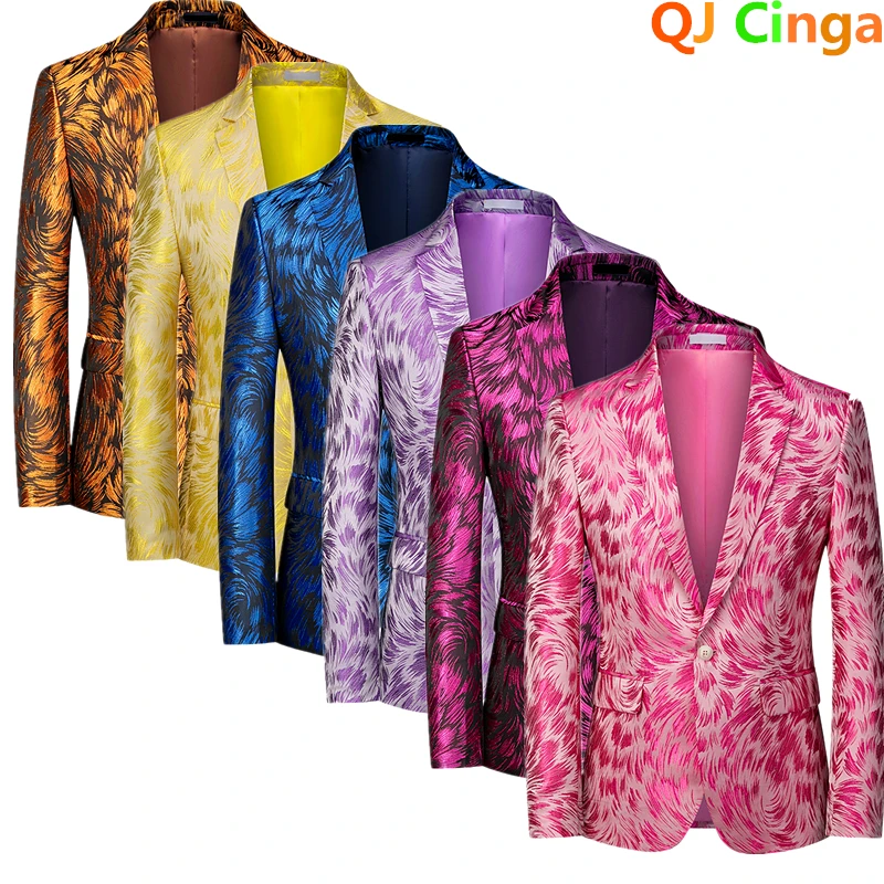 Red men's long-sleeved suit ja – Men Formal Wear Purple recenzja i cena