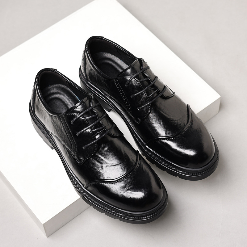 Men's leather shoes for casual – Men Formal Wear Dress recenzja i cena