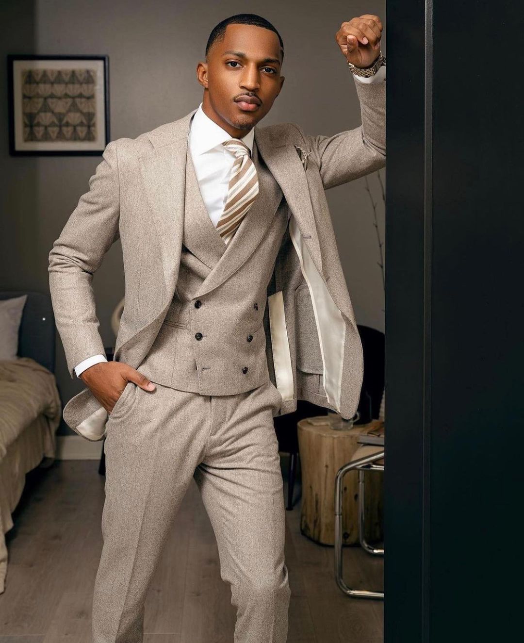 Classic Men Suits Formal Busin – Men'S Formal Wear Waistcoat recenzja i cena