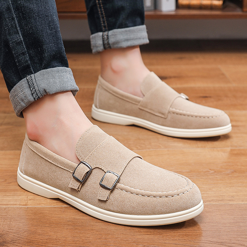 Men's Casual Shoes Suede Loafe – Men Formal Wear Shoes recenzja i cena
