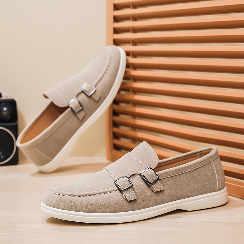 Men's Casual Shoes Suede Loafe – Men Formal Wear Shoes recenzja i cena
