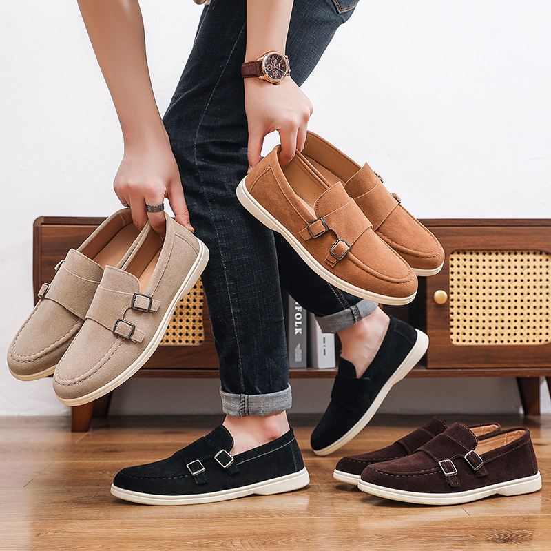Men's Casual Shoes Suede Loafe – Men Formal Wear Shoes recenzja i cena