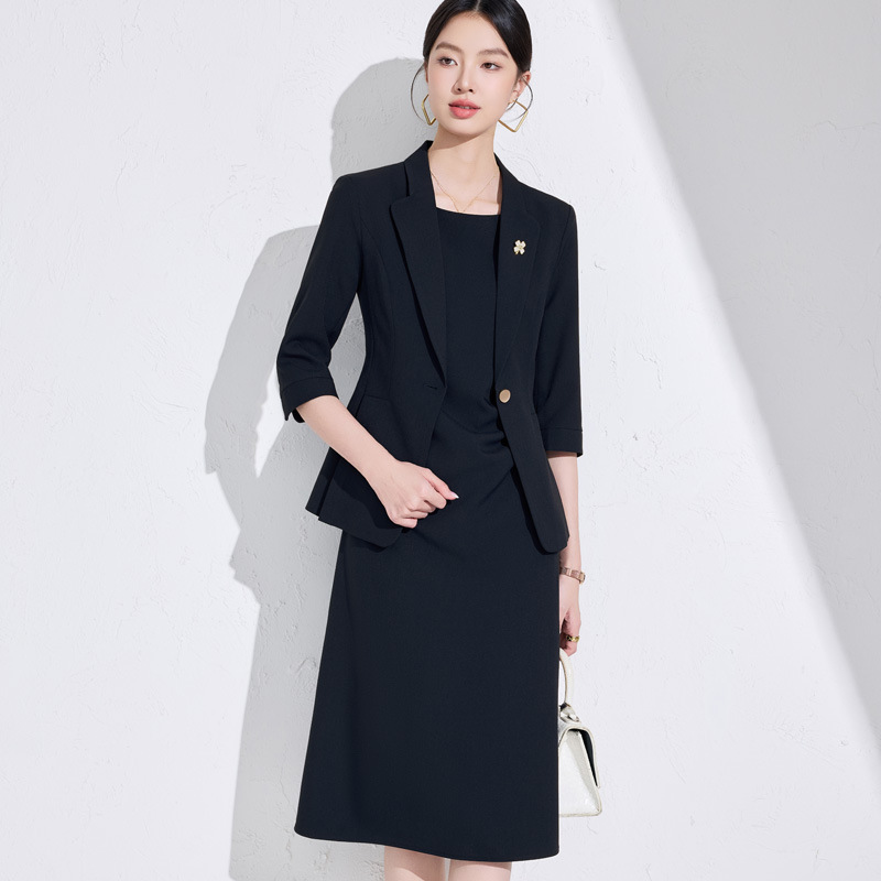 Women's suit dress set2025New  – Dress Pant Flat Front recenzja i cena