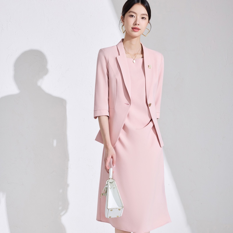 Women's suit dress set2025New  – Dress Pant Flat Front recenzja i cena