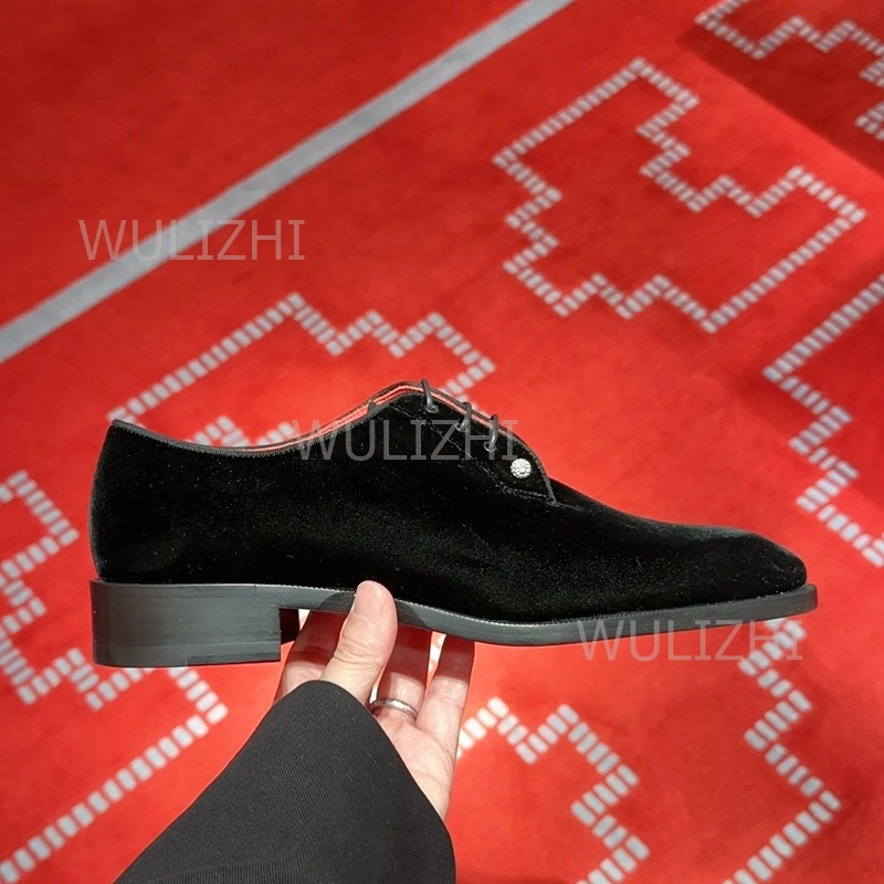 Suede Black Loafers Silver Cry – Men Formal Wear Shoes recenzja i cena
