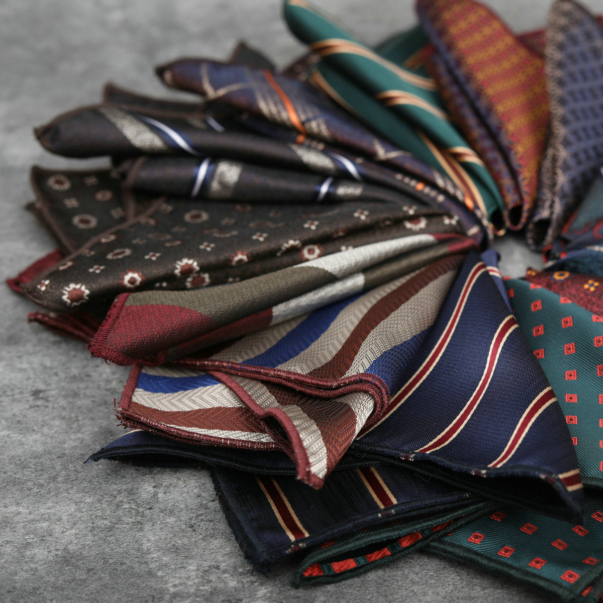 Men's Fashion New Striped Pock – Men'S Formal Wear Accessories recenzja i cena