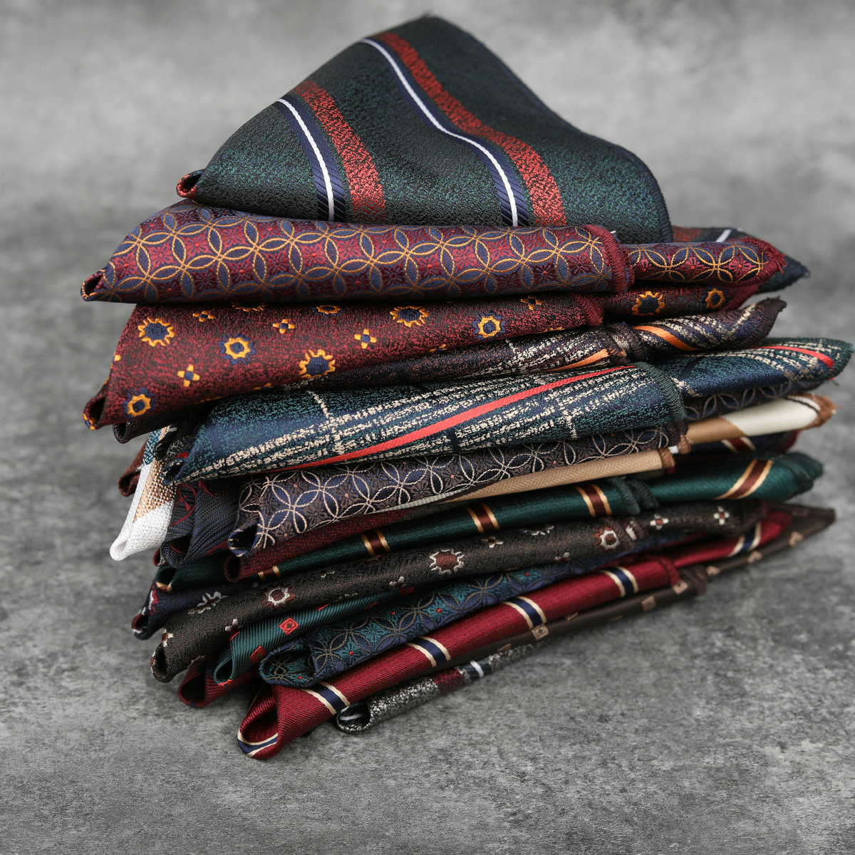 Men's Fashion New Striped Pock – Men'S Formal Wear Accessories recenzja i cena