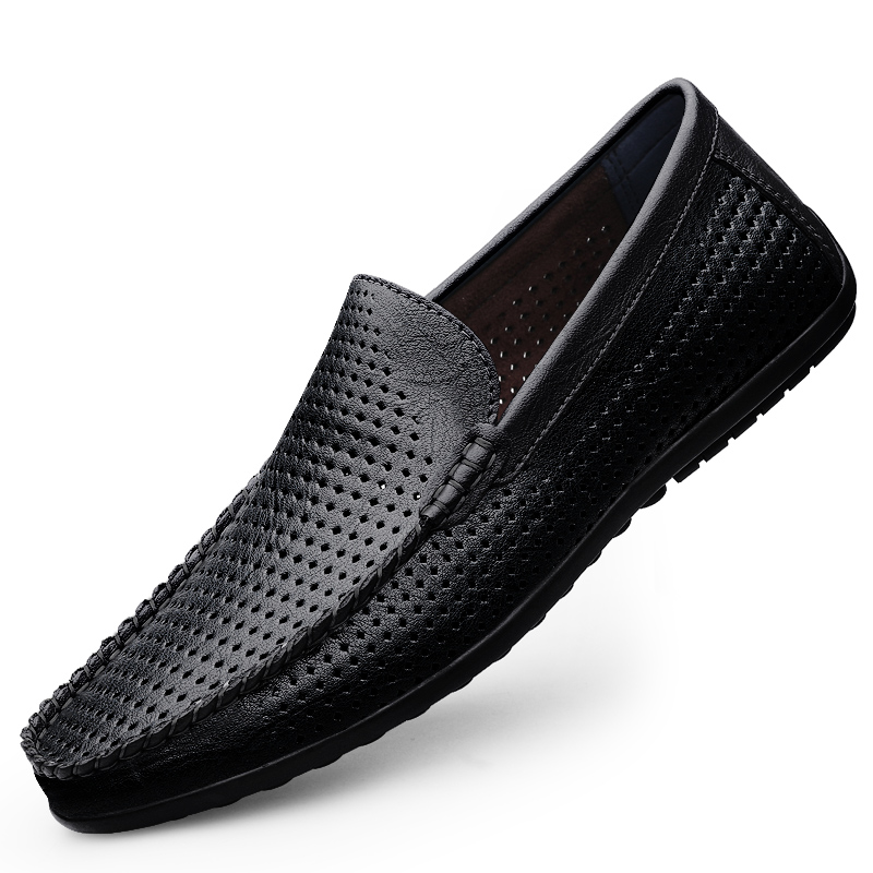 Men's Slip-On Perforated Drivi – Men Formal Wear Shoes recenzja i cena