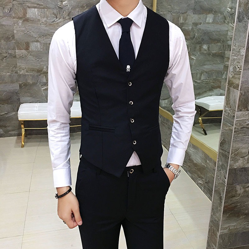 Men British Slim Fit Suit Vest – Men'S Formal Wear Waistcoat recenzja i cena