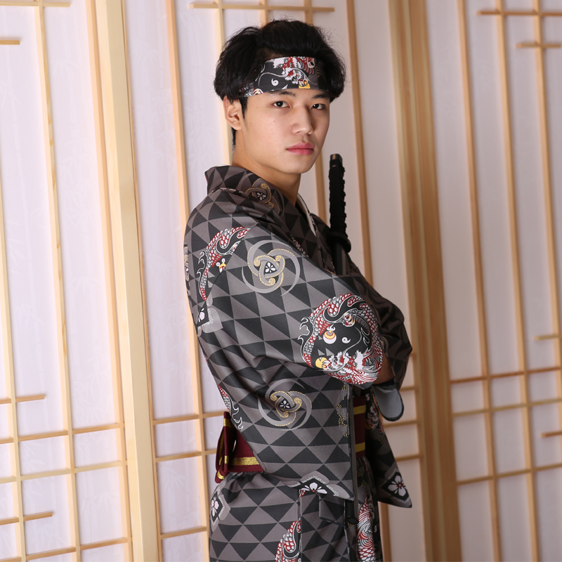 Asian Ethnic New Design Kimono – Traditional Japanese Men'S Formal Wear recenzja i cena