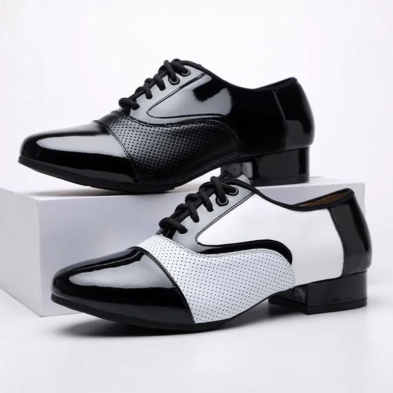 Modern Dance Shoes For Men Sof – Men Formal Wear Shoes recenzja i cena
