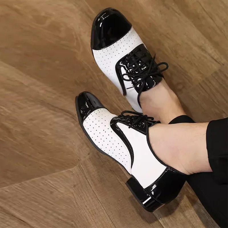 Modern Dance Shoes For Men Sof – Men Formal Wear Shoes recenzja i cena