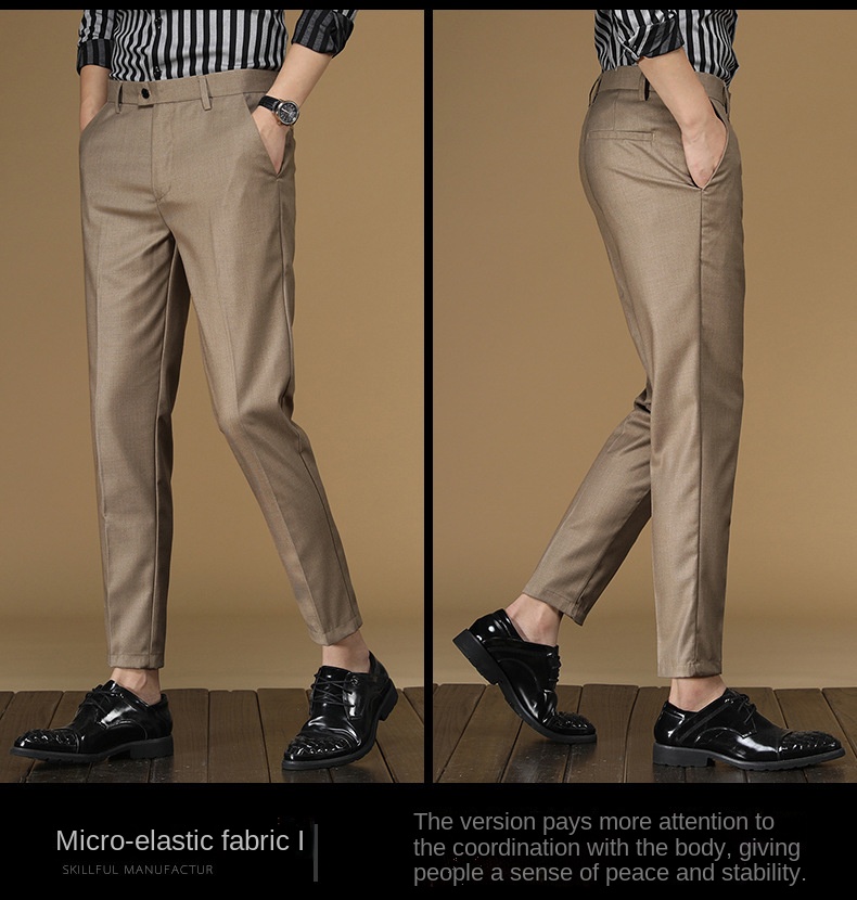 Summer Suit Pants Men Red Blac – Men Formal Wear Dress recenzja i cena