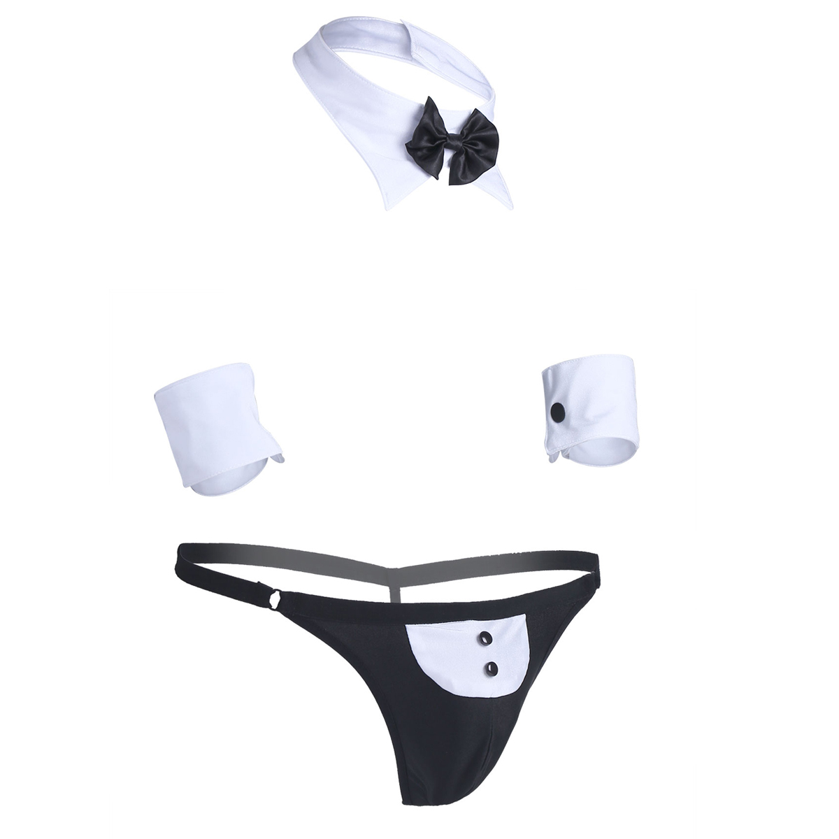 Men Cosplay Waiter Lingerie Se – Men Formal Wear Set recenzja i cena