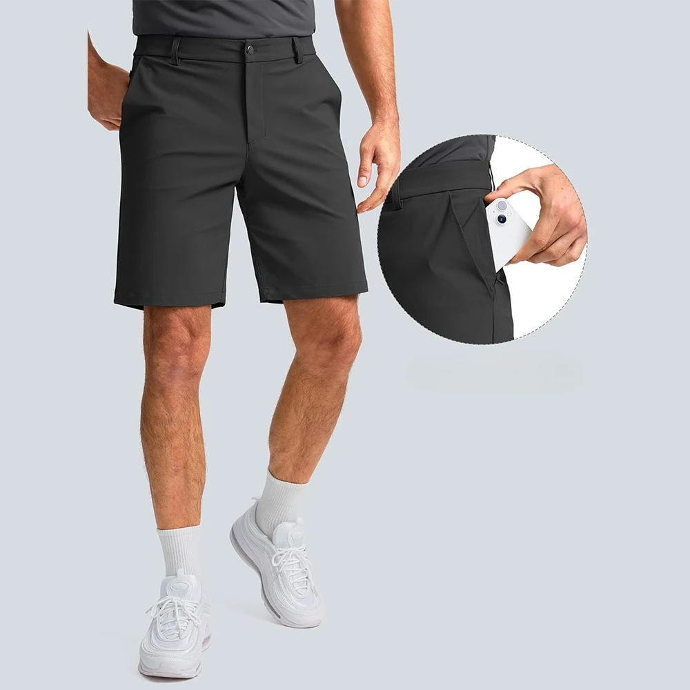 Summer Golf Shorts Men Stretch – Dress Pant Flat Front recenzja i cena