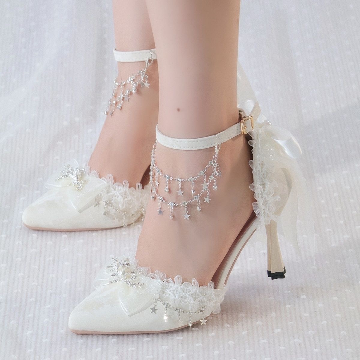 Lolita Female Shoes Heels Whit – Men Formal Wear Shoes recenzja i cena