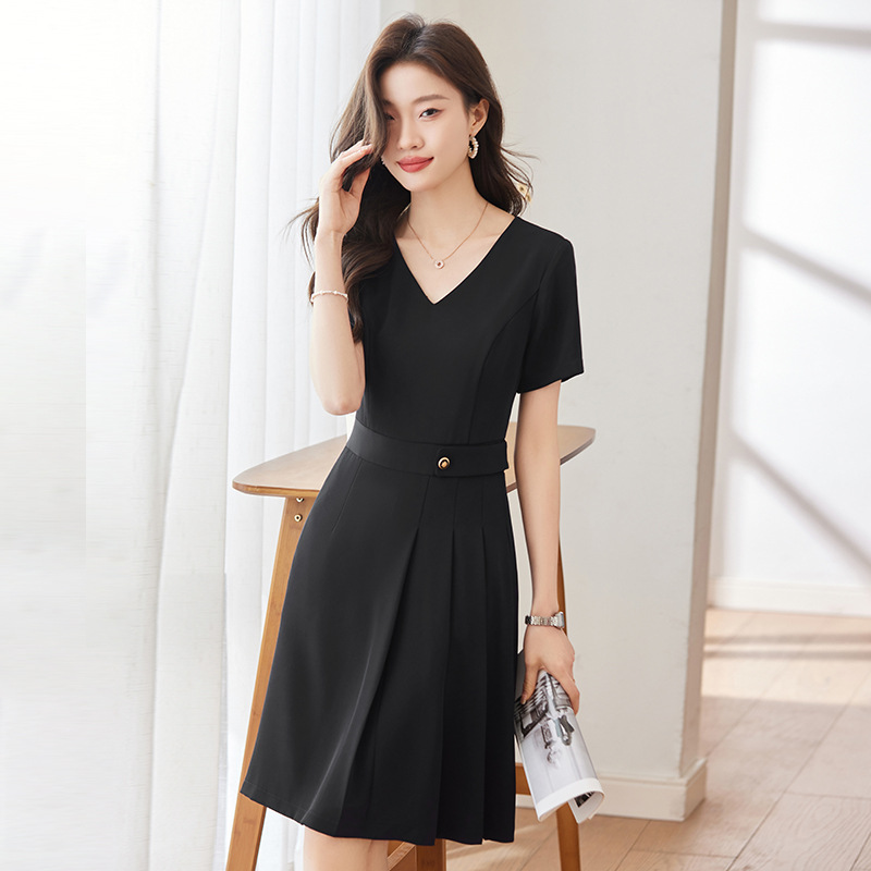 Summer NewVCollared Dress for  – Dress Pant Flat Front recenzja i cena