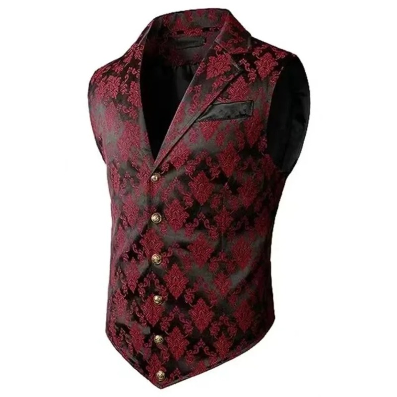 British Retro Slim Fit Vest Fa – Men'S Formal Wear Waistcoat recenzja i cena