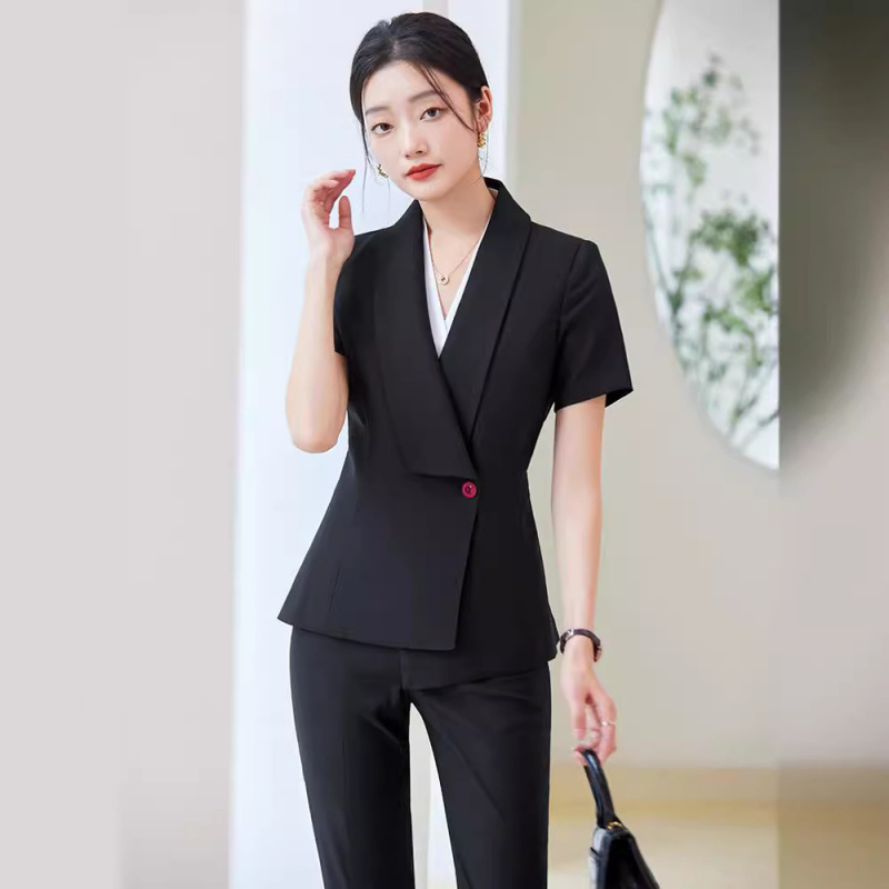 2025Summer New Short Sleeve Su – Dress Pant Flat Front recenzja i cena