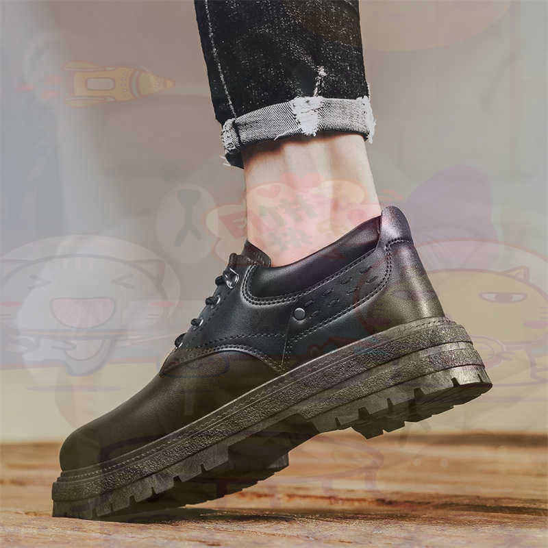 Dark Natural Leather Fashion T – Men'S Formal Wear Big And Tall recenzja i cena