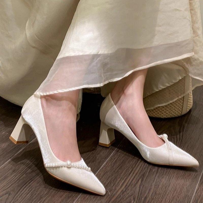 Elegant Pearl Embellished Poin – Men Formal Wear Shoes recenzja i cena