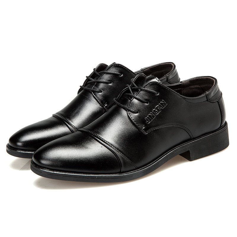 Large-sized men's leather shoe – Men Formal Wear Dress recenzja i cena