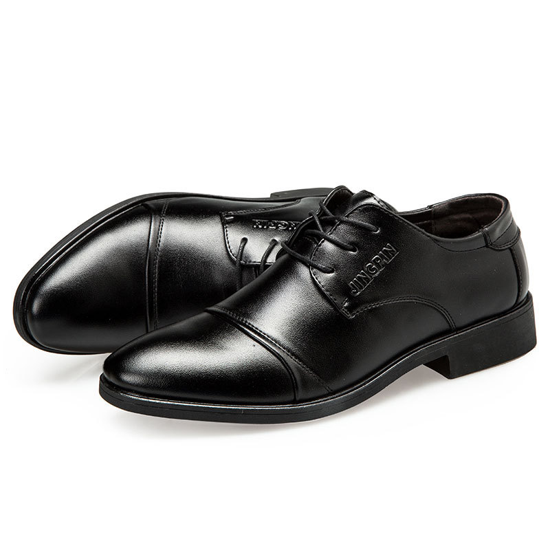 Large-sized men's leather shoe – Men Formal Wear Dress recenzja i cena