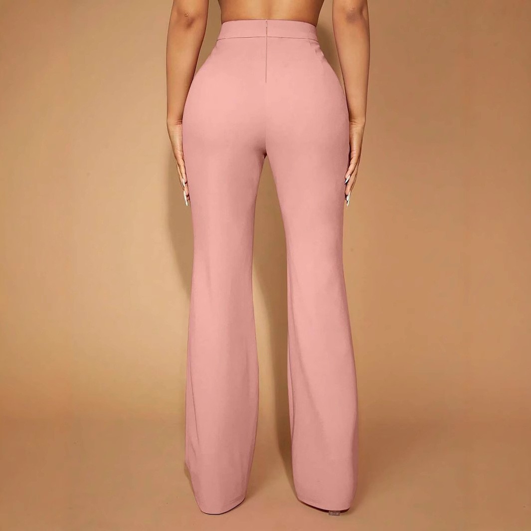 Summer Women's Pants High Wais – Dress Pant Flat Front recenzja i cena
