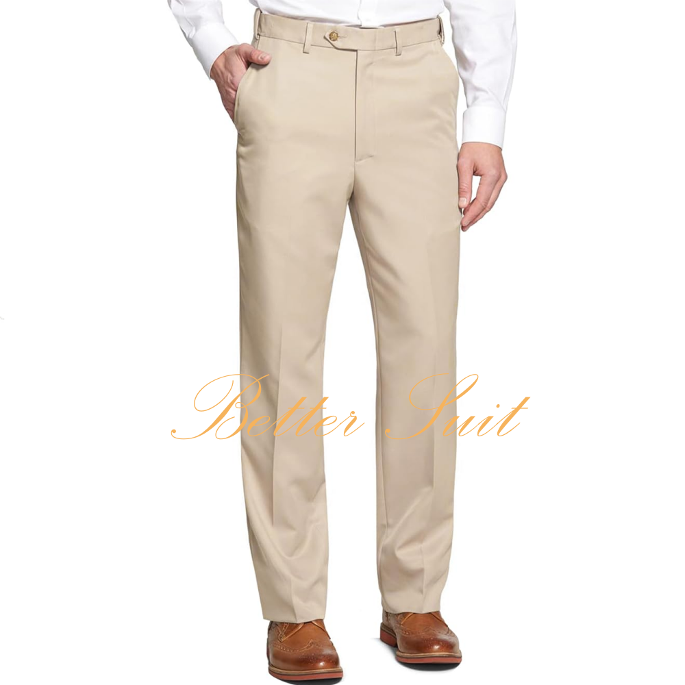 Men's Classic Fit Flat Front D – Dress Pant Flat Front recenzja i cena