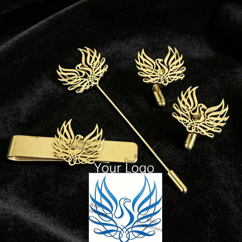 Custom Cufflink Tie Set Bar Pe – Men'S Formal Wear Accessories recenzja i cena