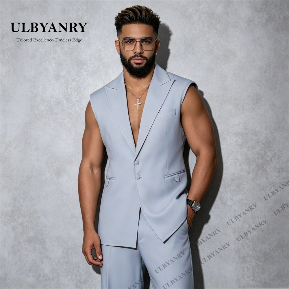 ULBYANRY Summer Waistcoat Pant – Men'S Formal Wear Waistcoat recenzja i cena