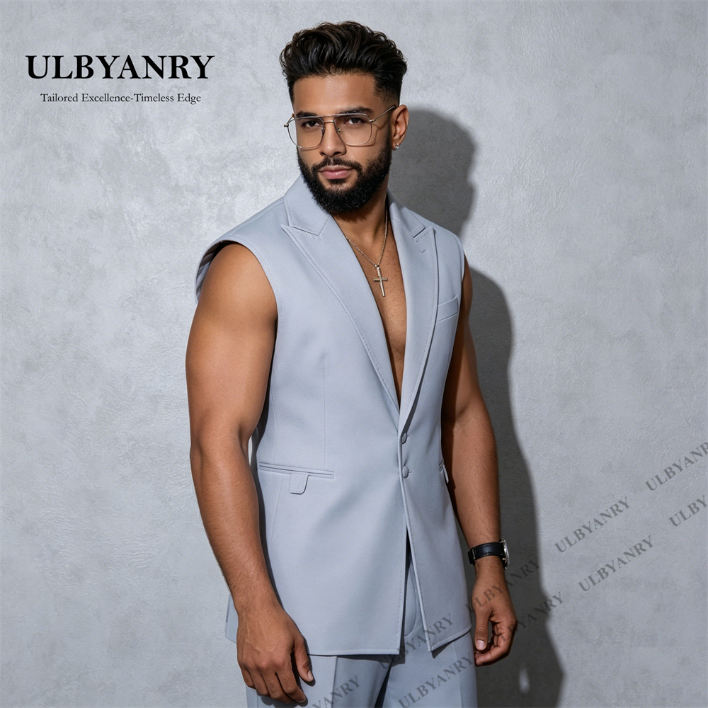 ULBYANRY Summer Waistcoat Pant – Men'S Formal Wear Waistcoat recenzja i cena
