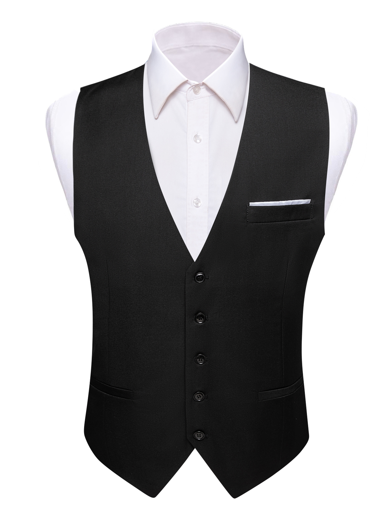 Men's Formal Suit Vest, Solid  – Men'S Formal Wear Waistcoat recenzja i cena