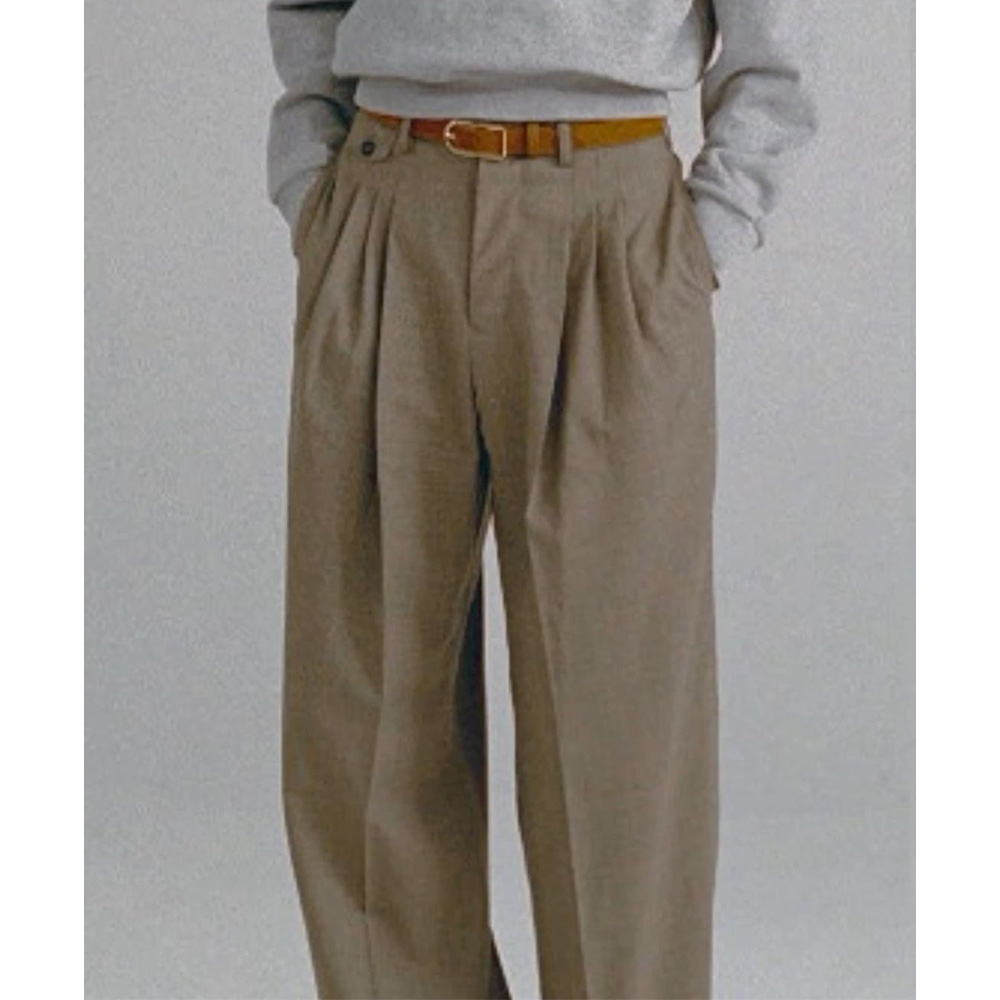 Mens Dress Pants Pleated Strai – Dress Pant Flat Front recenzja i cena