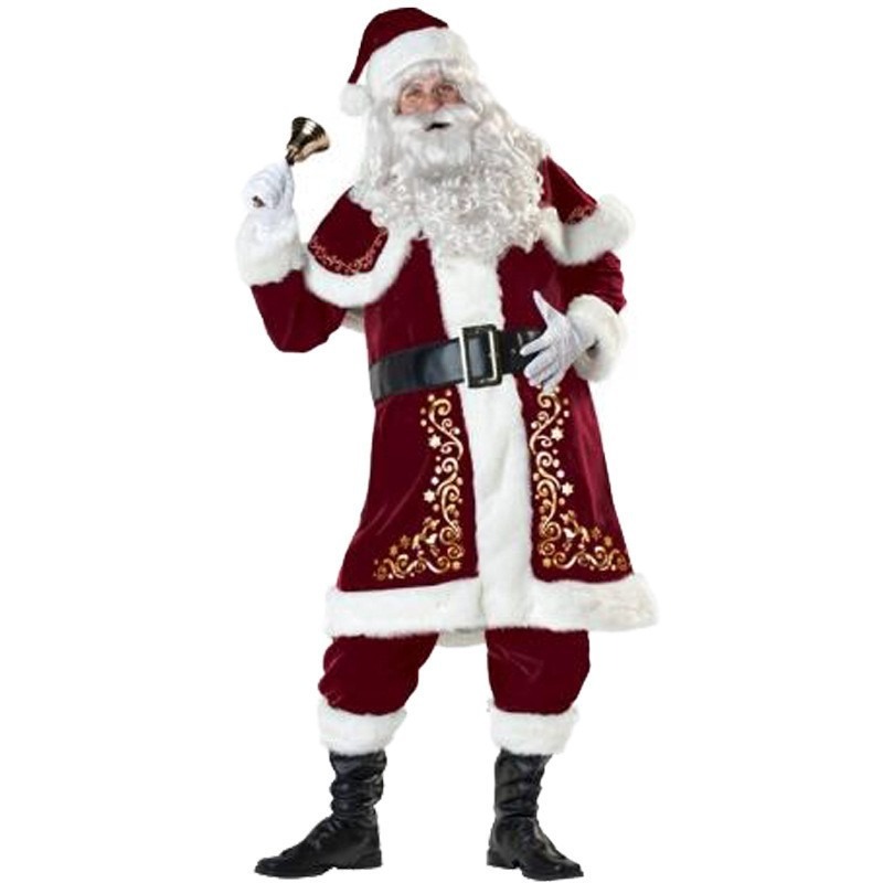 Santa Claus Costume Women Men  – Men Formal Wear Set recenzja i cena