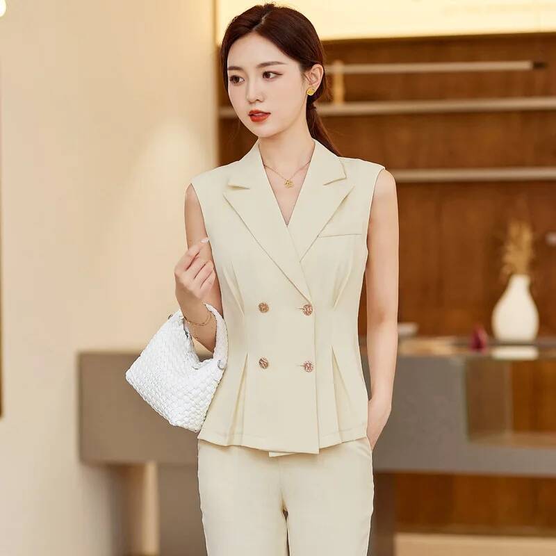 Women Elegant Pantsuits with 2 – Men'S Formal Wear Waistcoat recenzja i cena