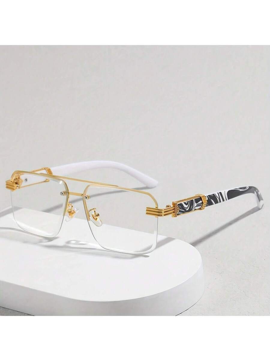 Mens Half-Frame Eyewear With T – Men'S Formal Wear Accessories recenzja i cena