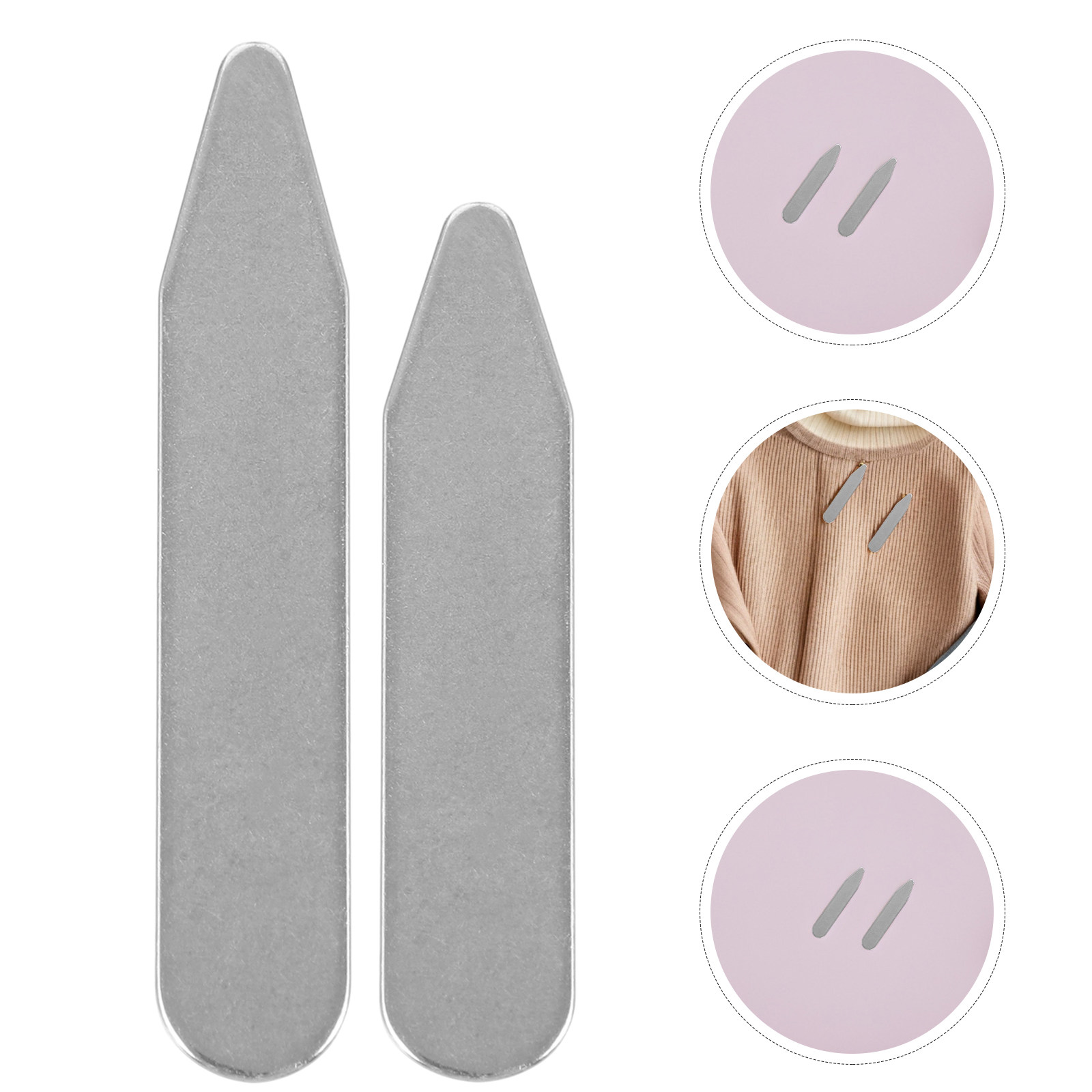Stainless Steel Collar Stays f – Men Formal Wear Dress recenzja i cena