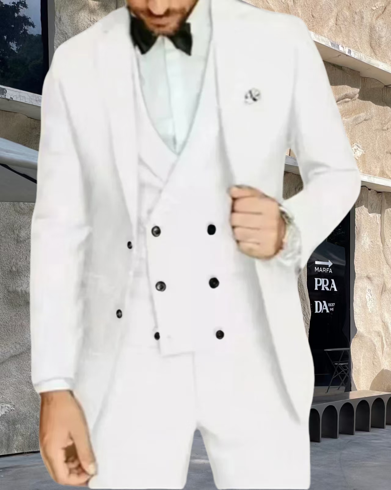 Men's Solid Color Tuxedo Suits – Men'S Formal Wear Waistcoat recenzja i cena