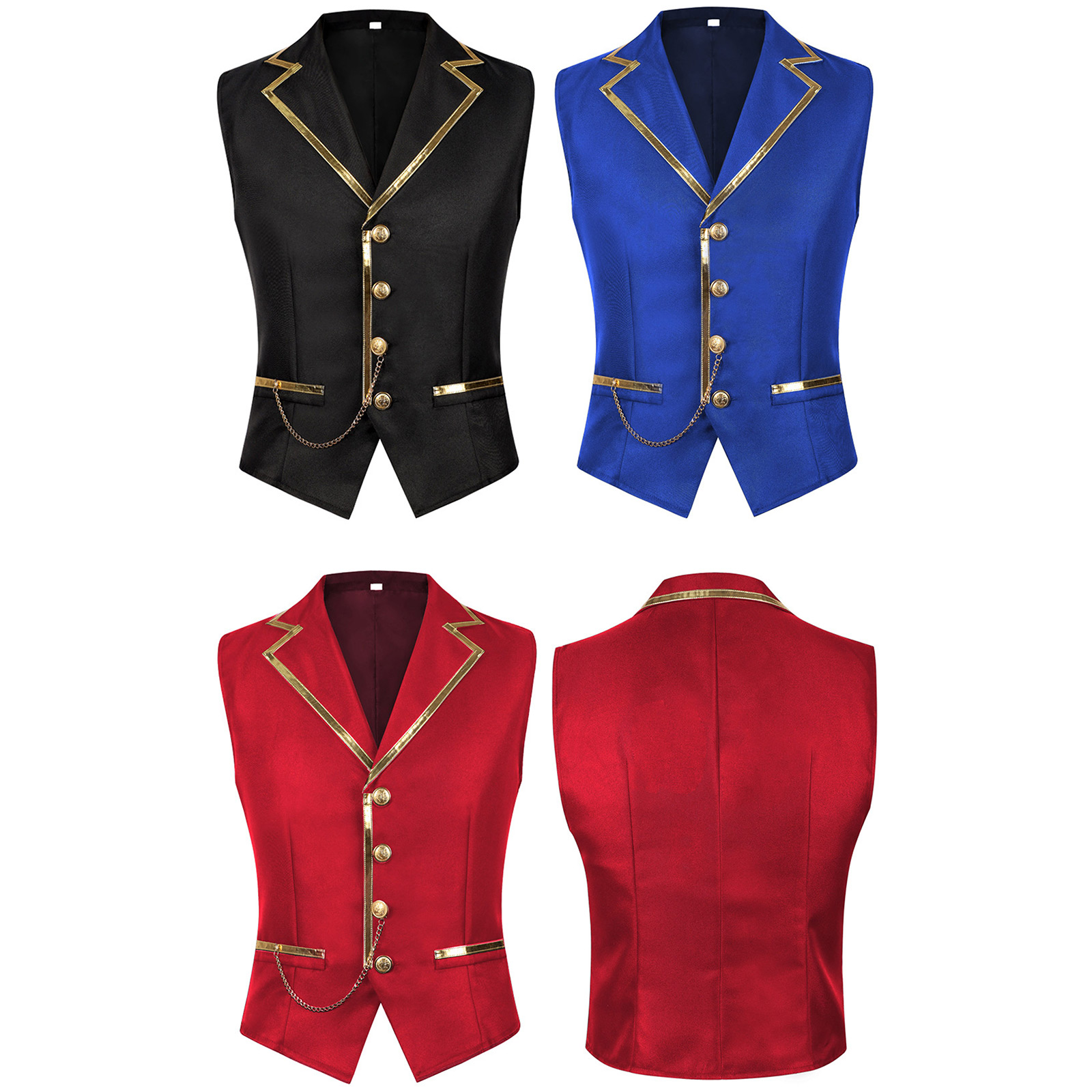Mens Halloween Steampunk Waist – Men'S Formal Wear Waistcoat recenzja i cena