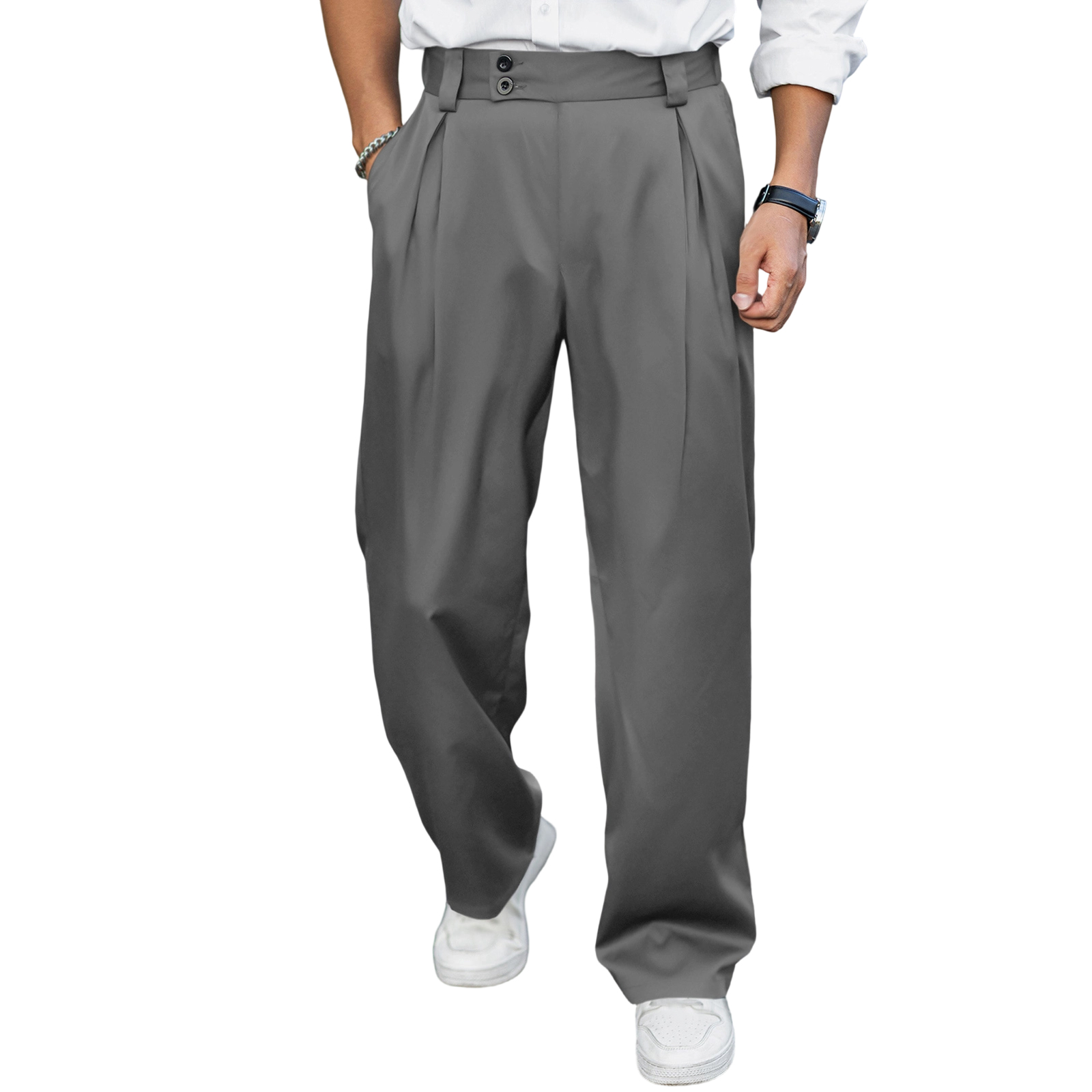 2026 Men’s Wide Leg Dress Pant – Dress Pant Flat Front recenzja i cena