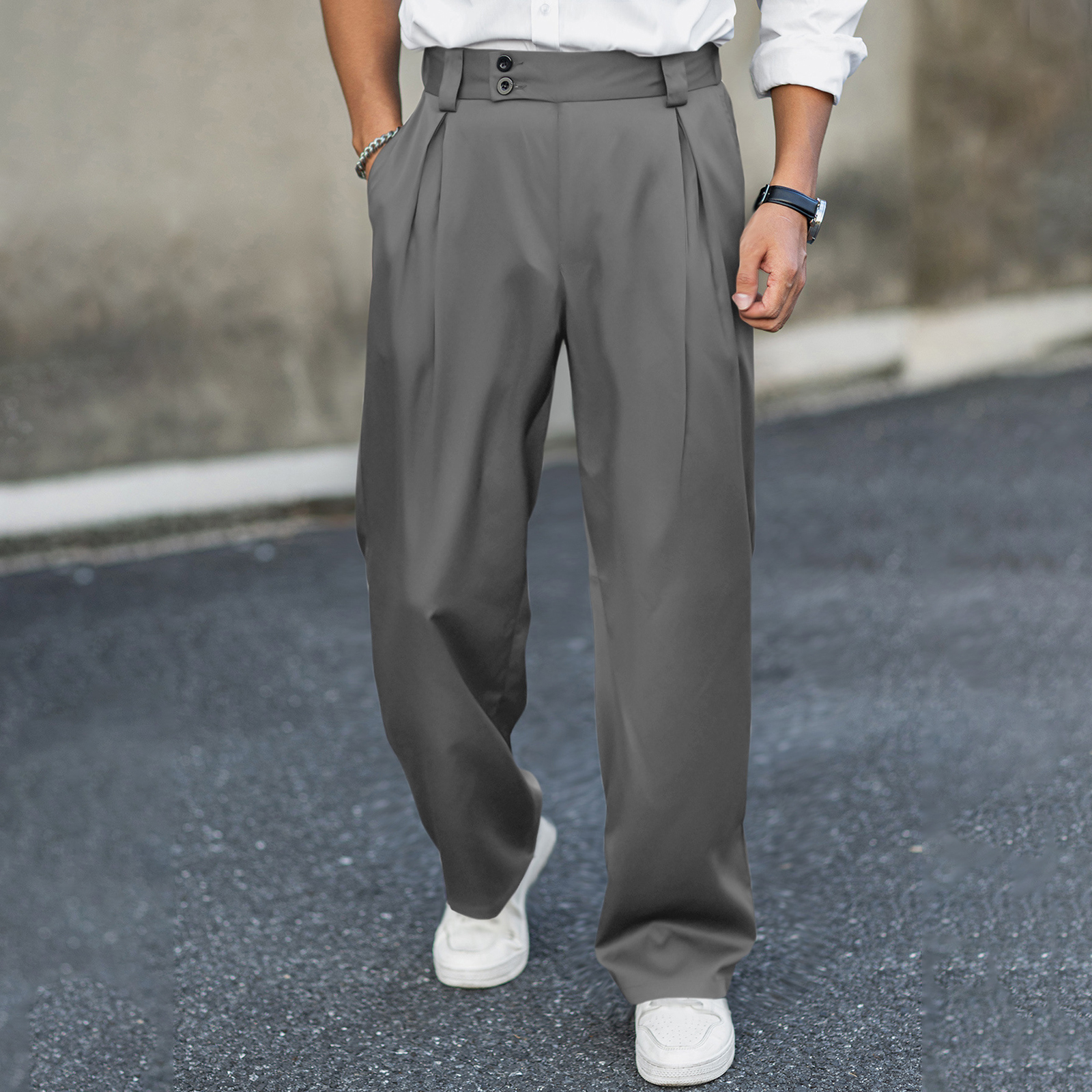 2026 Men’s Wide Leg Dress Pant – Dress Pant Flat Front recenzja i cena