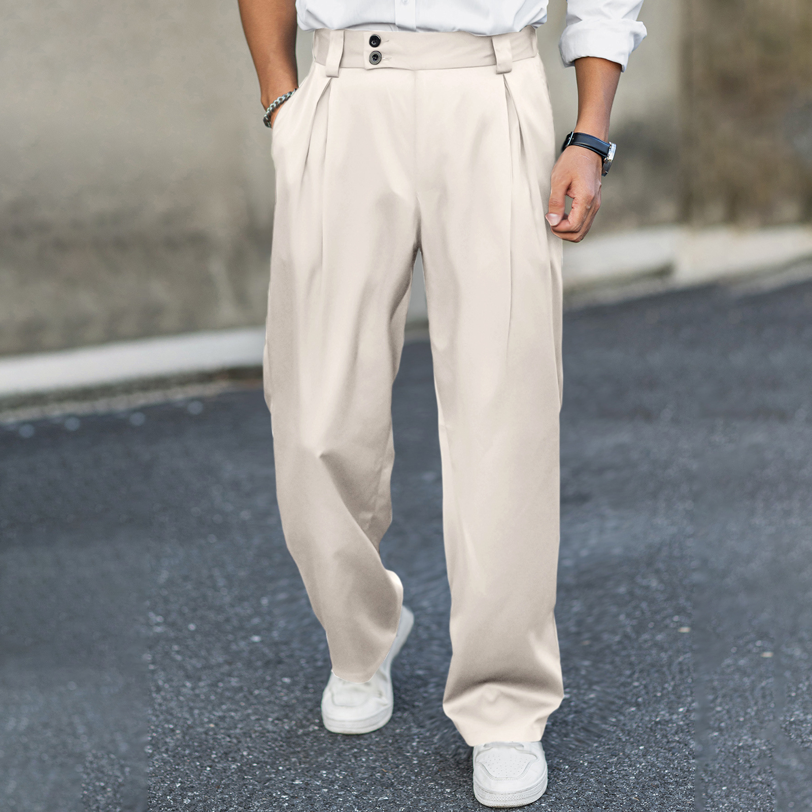 2026 Men’s Wide Leg Dress Pant – Dress Pant Flat Front recenzja i cena