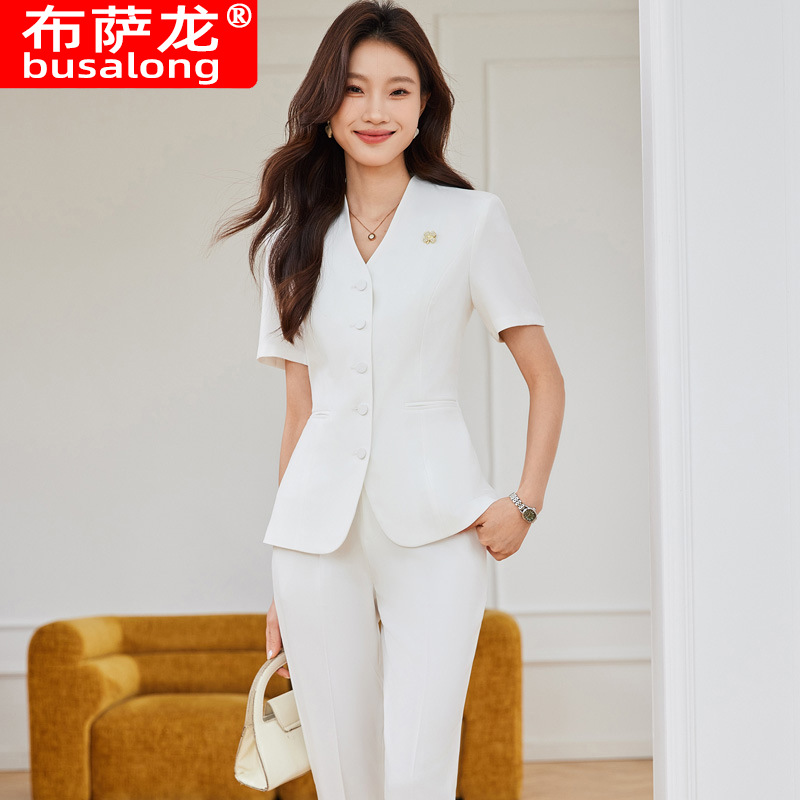 Professional women's summer su – Dress Pant Flat Front recenzja i cena