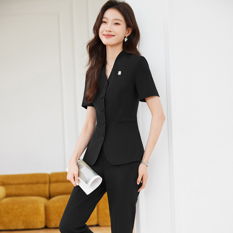 Professional women's summer su – Dress Pant Flat Front recenzja i cena