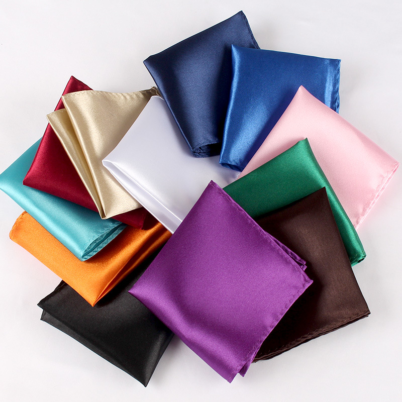 22CM Solid Color Pocket Squre  – Men'S Formal Wear Accessories recenzja i cena