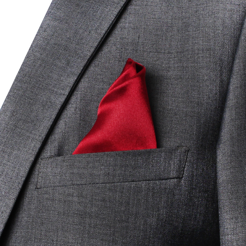 22CM Solid Color Pocket Squre  – Men'S Formal Wear Accessories recenzja i cena
