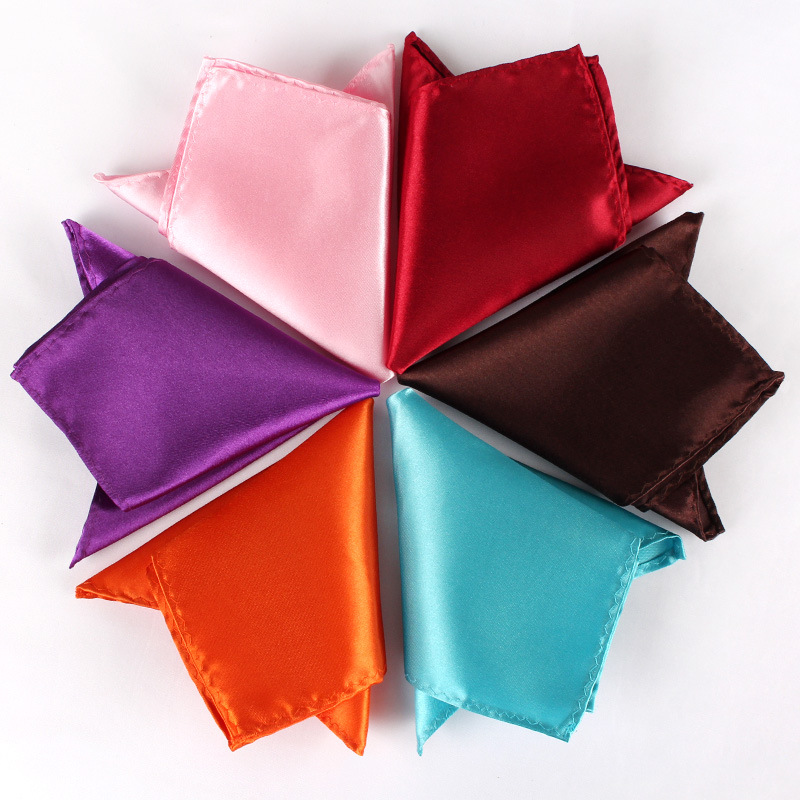 22CM Solid Color Pocket Squre  – Men'S Formal Wear Accessories recenzja i cena