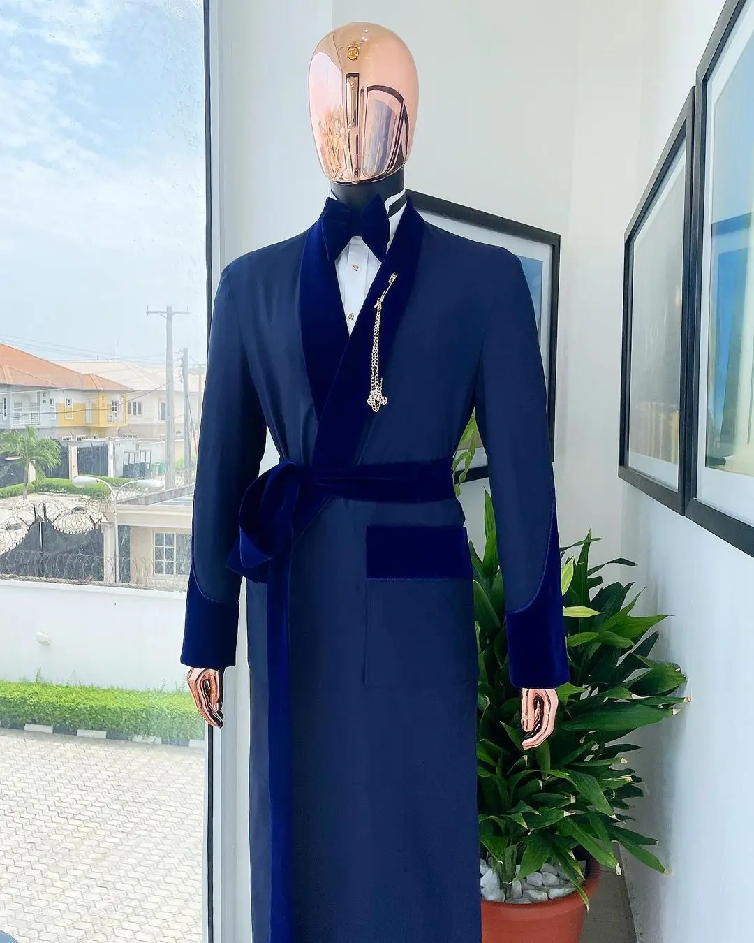 Tailor Made Royal Blue Men Sui – Men Formal Wear Dress recenzja i cena